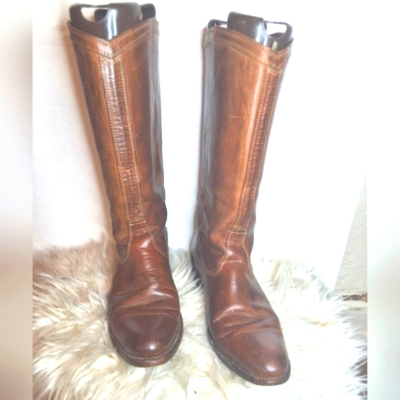 Frye Unisex Rider Pull On Boots W 9.5 M 7.5B - Picture 1 of 16